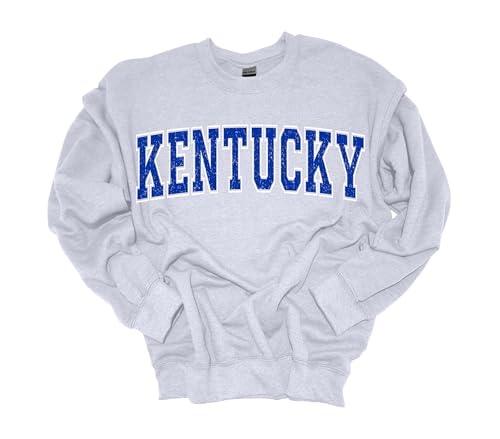 Trenz Shirt Company Mens College Football Varsity Team Name Crewneck Sweatshirt