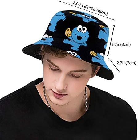 Cookie Monster Bucket Hat Unisex Sun 