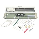 【𝐒𝐞𝐦𝐚𝐧𝐚 𝐒𝐚𝐧𝐭𝐚】 Kit de máquina de Tejer eléctrica, tejedora de Tejer 3 Agujas SK840, Herramienta de Costura de Costura, Accesorios de Recortadora de Tejer doméstica para Prendas de Punto de