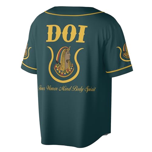 Customize Name, Court Name DOI Daughters of Isis Ancient Egyptian Order Nobles Freemason 3D Baseball Jersey S-5XL miniatura 3