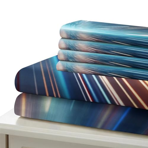 Housse de couette 100% microfibre avec fermeture éclair pour lit 1 place - 6