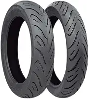 Par Pneu Moto (+ Largo) Cg 125/150/160 Titan Fan Ybr Yes