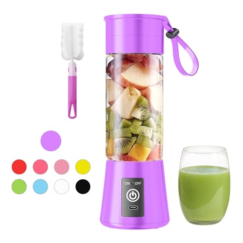 Image of Cordless Portable Personal Size Blender - 2026 Upgraded Smoothies Blender | 13 Oz BAP Free Traveling Juice Cup, 6 Stainless Steel Blades Freshly Squeezed Juice & Shakes in Picnic /Sports /Travel