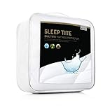 MALOUF Quilt TITE 5-Sided Waterproof Pad-Quilted-Hypoallergenic-Protects from Spills and Dust Mites