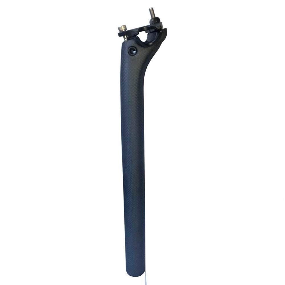 Parti della Bici Reggisella per Bicicletta in Fibra di Carbonio MTB Reggisella per Bici da Strada Reggisella 3k Opaco 27,2/30,8/31,6 * 400MM Arretramento 25mm Reggisella