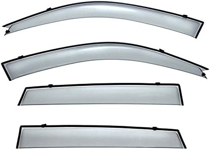 WellVisors Window Visors Wind Deflectors Compatible with Toyota 2001-2005 RAV4 Premium Series Rain Guards 3-847TY012