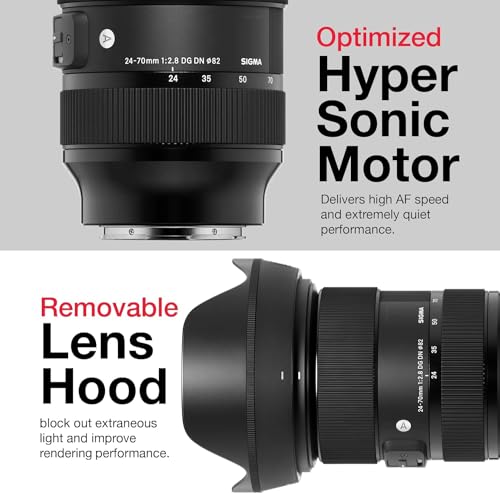Image of Sigma 24-70mm f /2.8 DG DN II Art Lens for Sony E with Deal-Expo Pro Accessories Bundle...