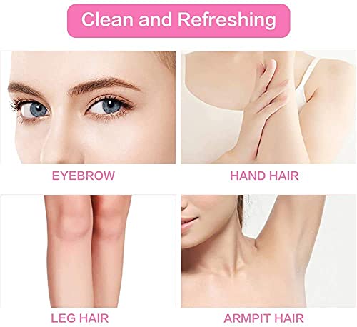 Electric Eyebrow, Portable Women Trimmer Eyebrow Shaper Lady Bikini Pen Hair Remover Removal Safety Mini Beauty Knife (pink) - Thumbnail 5