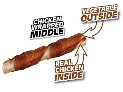 Image of SmartBones Chicken-Wrapped Sticks, Treat Your Dog to a Rawhide-Free Chew Made with Real Chicken and Vegetables