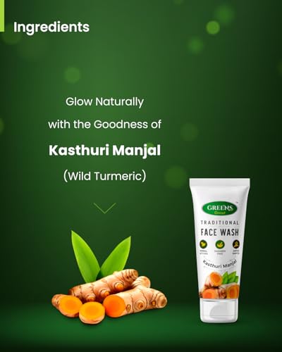 Image of Green's Concept Traditional Exfoliating Face Wash (120ml, Wild Turmeric)