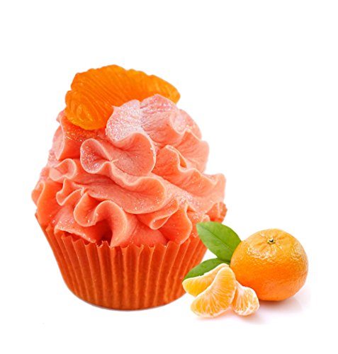 Guava Tangerine Novelty Soap Cupcake - Natural Soap - Ideal Gift for Any Occasion