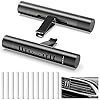 EORRZZY 2 Packs Custom Car Air Freshener Diffuser Vent Clips with 12 Refill Sticks for Cars, Office, Kitchen, Bathroom, Pet Basic Refillable Kit Essential Oil Diffusers Car Accessories for Women Men