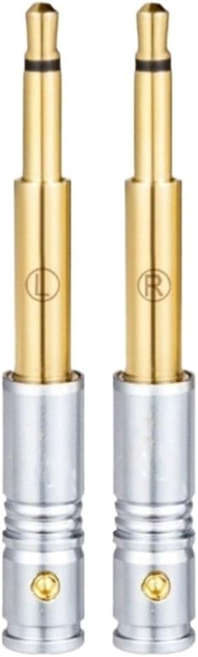 Headphone Plug Earphone Wiring Connector Audio Adapter(Silver)