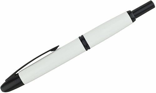 Miniatura 3 de Pilot Namiki Vanishing Point - Pluma estilográfica, blanco y negro, punta de 1.1 puntas de 18 quilates