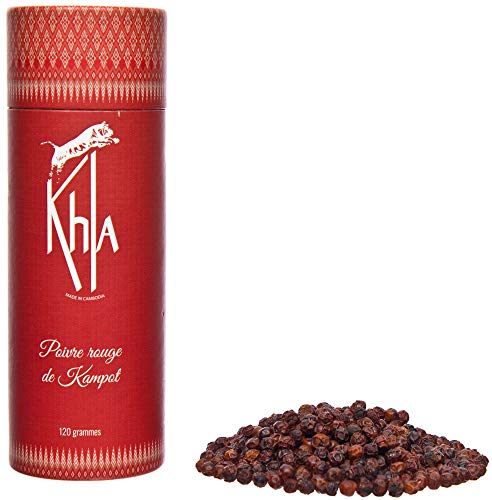 KHLA - Rode Kampot peper Premium IGP - 120 g - peperkorrels - verkregen uit biologische landbouw - Afbeelding 6