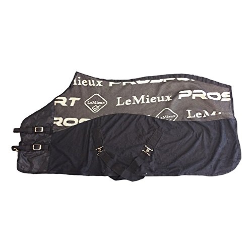 LeMieux Carbon Cooler chemise séchante pour cheval noir