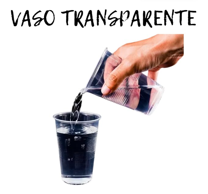 Vasos transparente de Polipropileno (PP) - 200ml - Reutilizable - 3000 uds, Ideal para bebidas frías, catering, eventos