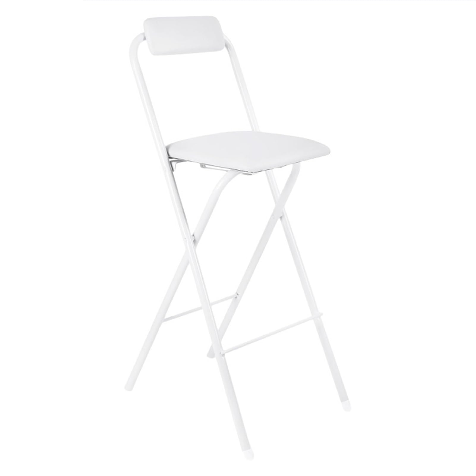 Tabouret de bar pliable avec dossier pour optimiser l'espace des petits appartements