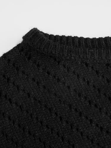 Image of CIDER Summer Short Sleeve Crop Sweater Vest Women Boat Neck Cut Out Tops | Cinched Waist, Light Weight, Ribbed Knit Tops, Hollow Out Crochet Vest, Going Out Trendy Tee