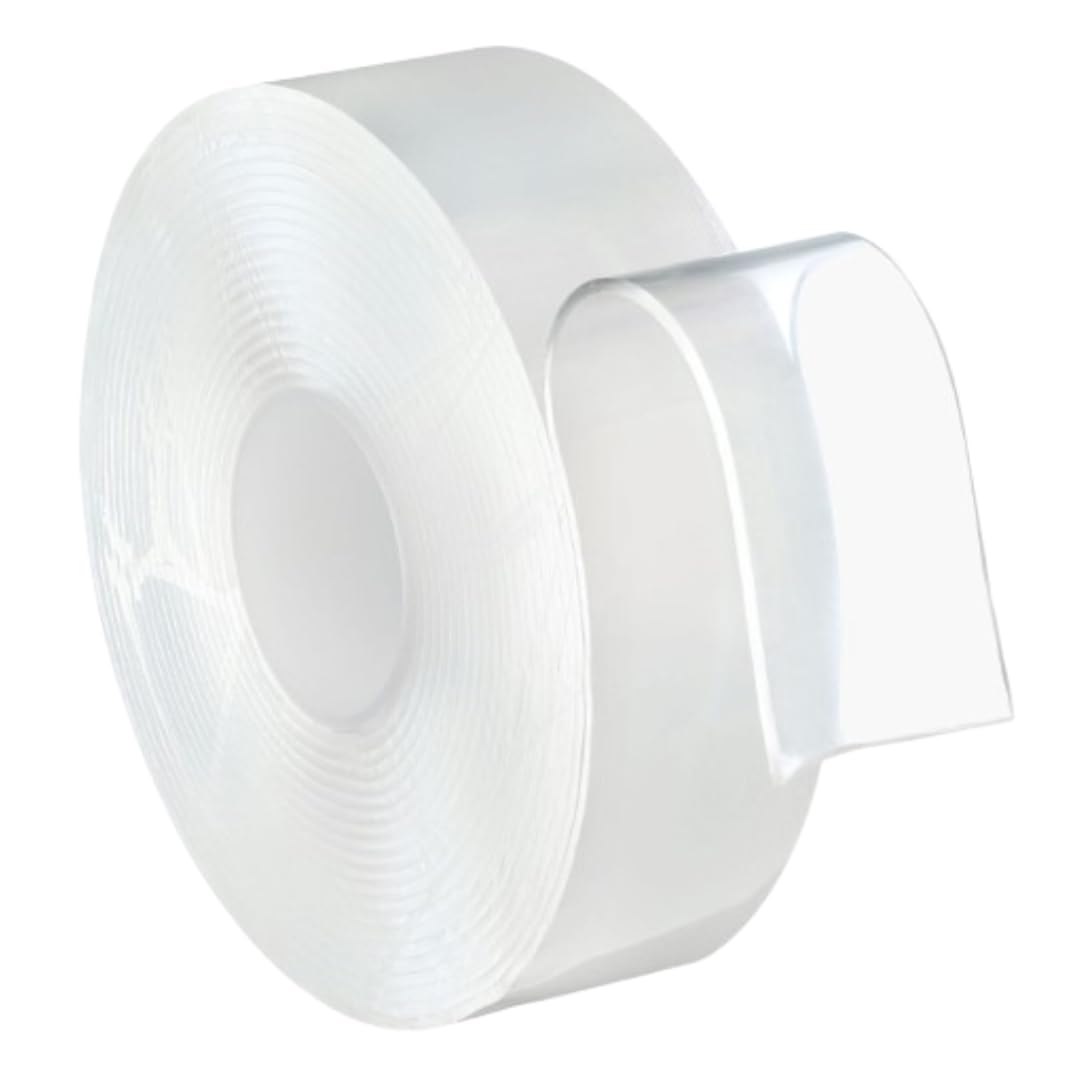 The Flexora Premium Heavy Duty Double-Sided Adhesive Tape – Ultra-Strong, Invisible, Waterproof, Reusable Tape for Fashion Garments, Wall Mounting, Picture Hanging & Multi-Surface Support