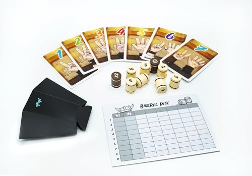 Juego de mesa Beer Mug Dice con dados y cartas miniatura 3