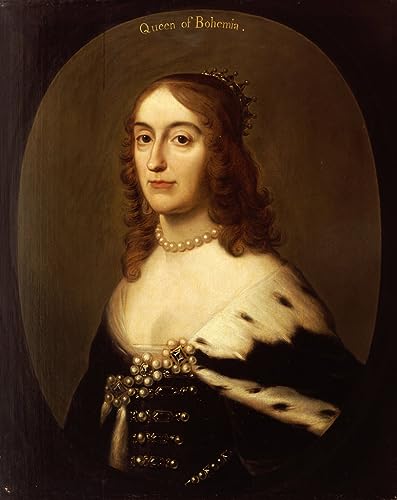 Peinture d'art mural Elizabeth Reine de Bohême affiche haut de gamme salon 60x90cm