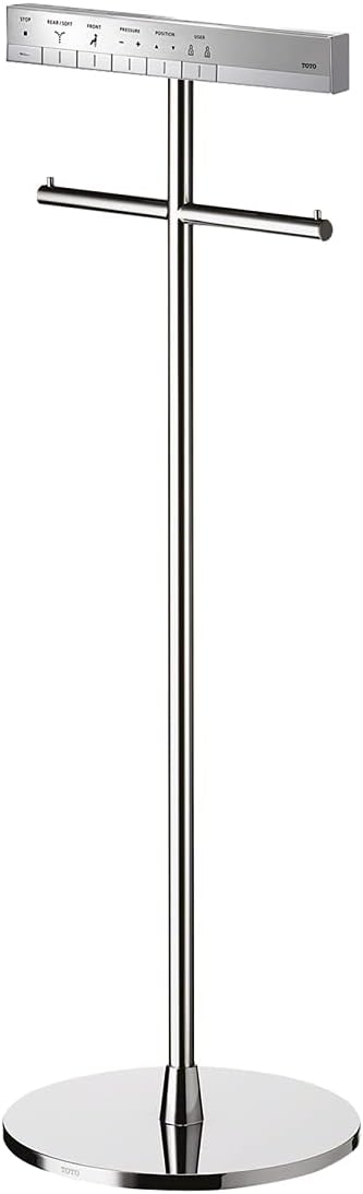 Toto TYS990CP Neorest Remote Control Stand with Double Post Tissue Holder Polished Chrome