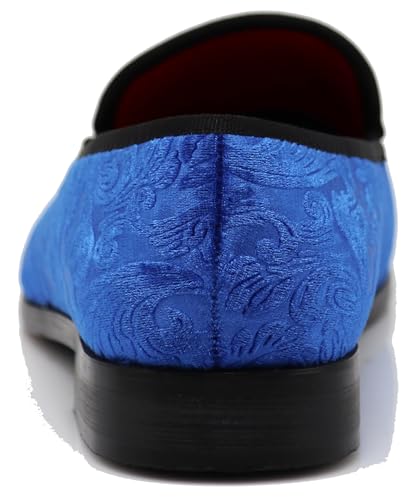 Mocasines vintage de terciopelo para hombre SPT03 zapatos de vestir 5