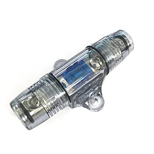 Porte-fusible de remise en état audio de voiture calibre 8 DC 12V silver