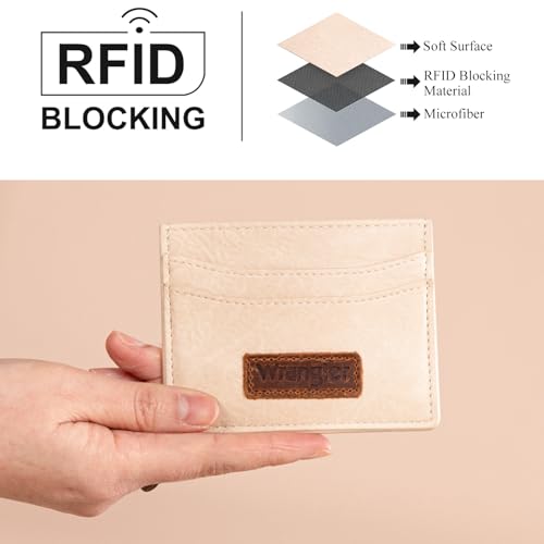 Image of Montana West X Wrangler Rfid Card Holder Small Women's Wallet Thin Minimalist Credit Card Case Card Protector