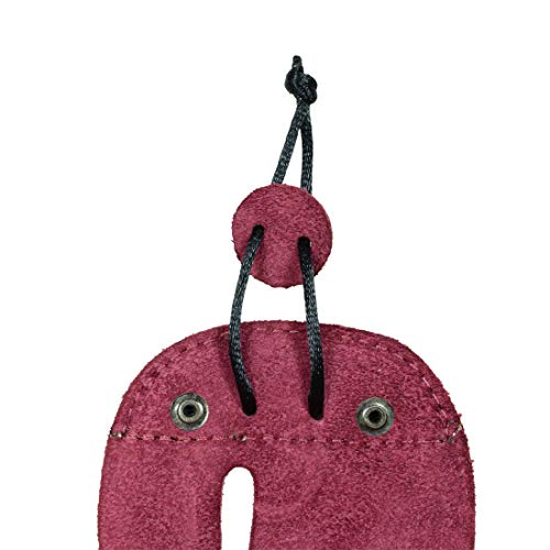 Hide & Drink, Rustic Leather Archery Finger Tab, Protect Guard For Recurve Bows, Fingers Protector, Shooting Practice Gear Sports & Outdoors Handmade :: Sangria (Left Handed) #TOP3