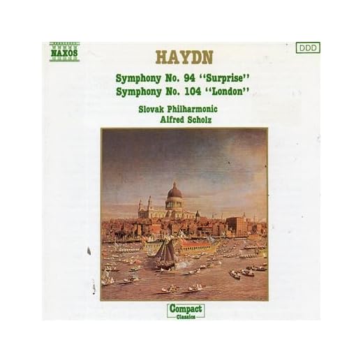 Sinfonia n.94 (1791) Sorpresa col Colpo di timpano Sinfonia n.104 (1795) in RE Londinese n.8