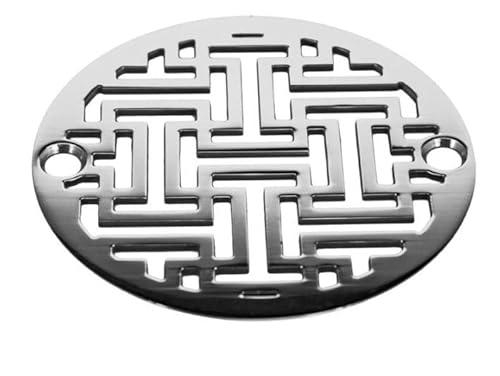 Designer Drains Architecture Sophia | 3.25″ Round Shower Drain Cover, Replacement for Oatey