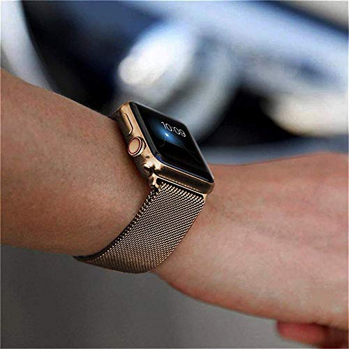 Pulseira Milanese Aço para APPLE WATCH - 42/44mm - Ouro Bronze