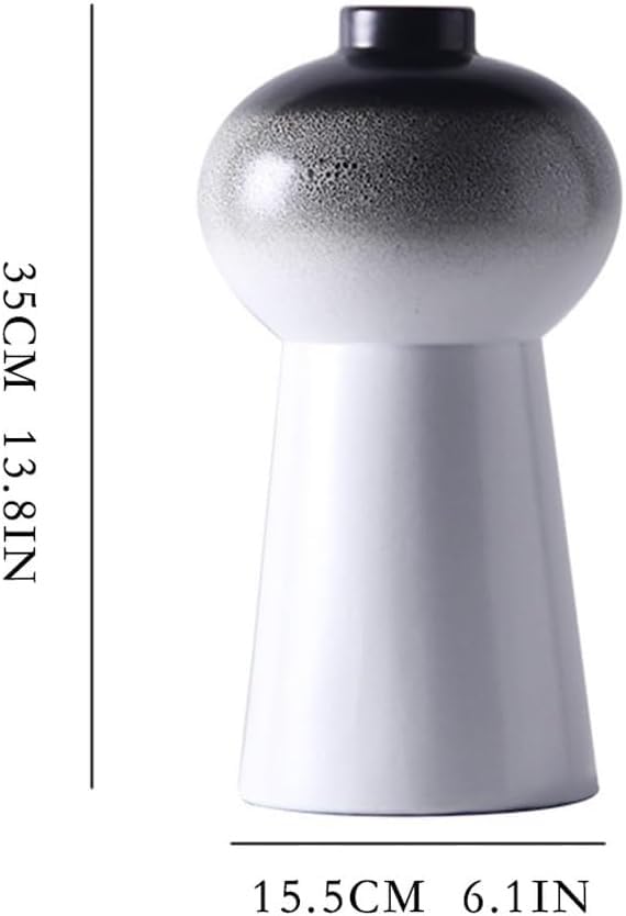 Vase céramique dégradé pour fleur séchée et déco de salon - 2