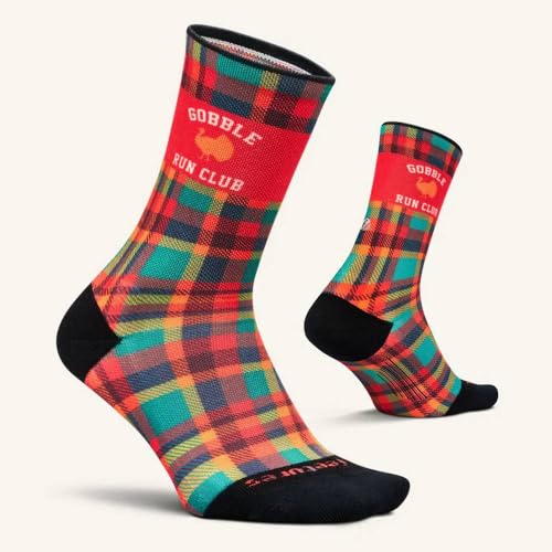 Image of Feetures Elite Ultra Light Cushion Mini Crew Sock - Sport Sock with Targeted Compression