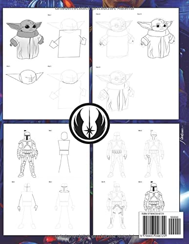 Wie Man Zeichnet StárWars: Lernen Sie das Zeichnen Schritt für Schritt mit über 30 Zeichen-Tutorials für Anfänger, Kinder und Erwachsene. Tolles Geschenk für alle Fans (Zeichnen und genießen) Taschenbuch – 16. Januar 2022 - Image 3
