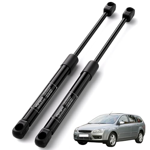 Vepagoo Amortiguador Maletero Compatible con Ford Focus II Mk2 2004-2012 Resorte de gas Puerta Trasera de Coche # 4M51A406A10AB, 4MB51A406A10AB Negro 2x