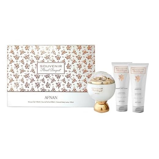 Kit Perfume Souvenir Floral Bouquet (Parfum 100 ml + Shower Gel 100 ml + Body Lotion 100 ml)