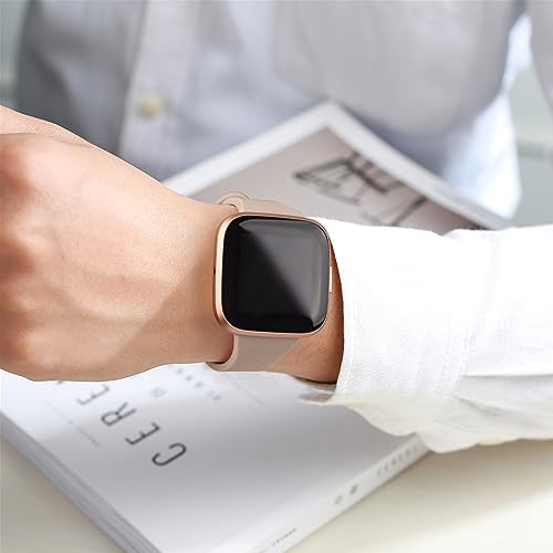 Correas delgadas de silicona para Fitbit Versa 2, 5 unidades miniatura 4