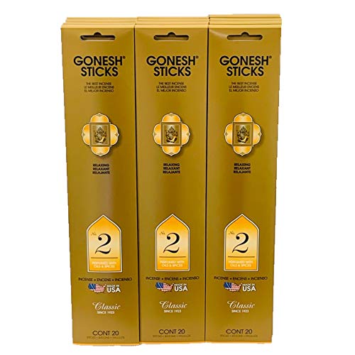 Gonesh Incense Sticks Antique Horror Black Orchid