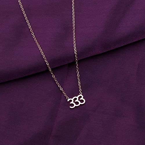 Dainty Angel Devil Number Necklace Numerology Jewelry Birthday Gift2