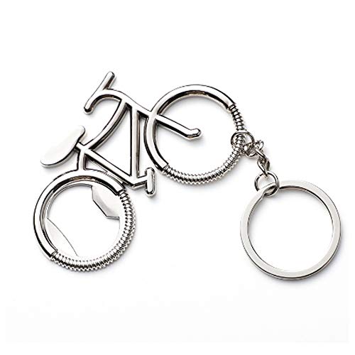 IKAAR Bottle Opener Keychain Bicycle Metal Beer Bottle Opener Cute Keyring for Bike Lover Wedding Anniversary Party Gift