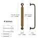 GIYURO 10 Pack Antique Brass Cabinet Pulls 5 Inch(128mm) Kitchen Cabinet Handles Cabinet Hardware for Drawer Pulls