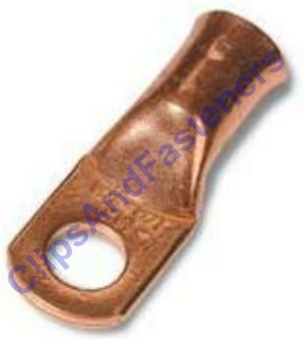 (10) 4/0 Gauge Copper Battery Cable Eylets 1/4" Stud