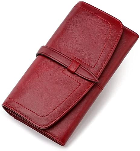 Women Long Zipper Retro Women Wallet Large Capacity Female Bag