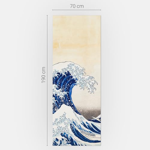 Protector de Frigorífico Resistente a Rayones y Agua con Diseño Decorativo de la Gran Ola 5