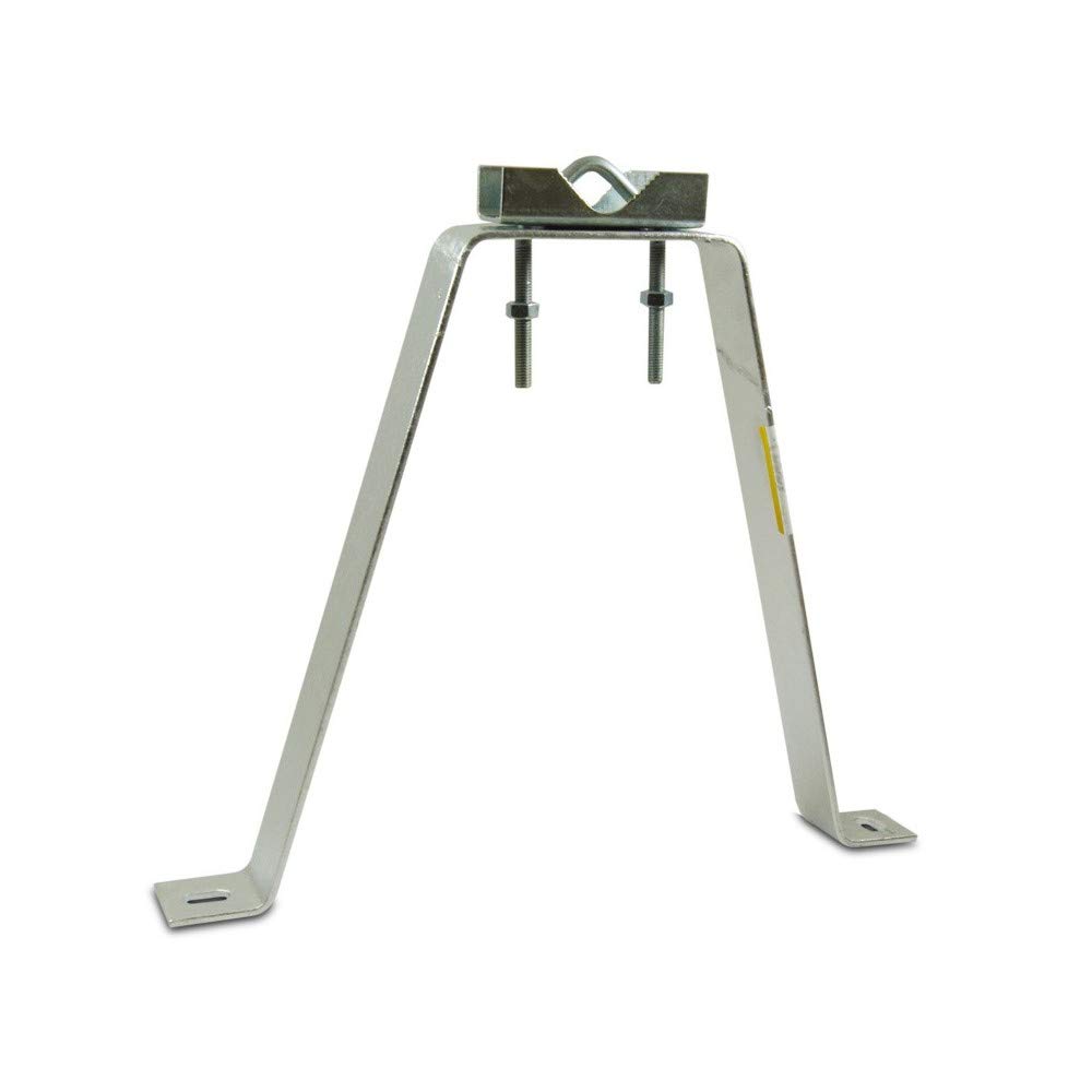 Metronic 450922 Fixation murale zingue blanc Fixation de mat D30 a 45mm / Deport 300mm