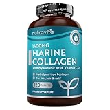 Nutravita Colágeno Marino 1400mg con Ácido Hialurónico