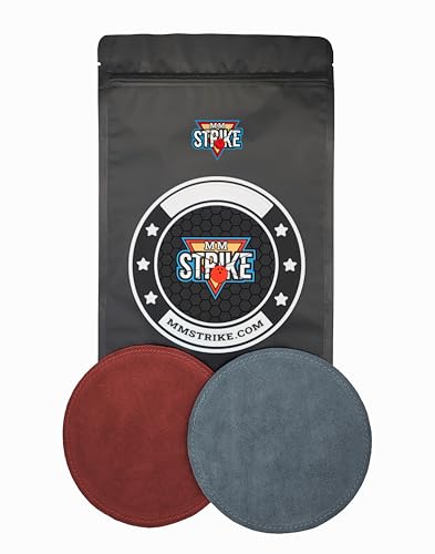 Bowling shammy cuir avec base gripflex MMSTRIKE pour polissage et entretien de boule